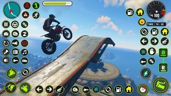 Mega Ramp Moto Stunt Bike Game