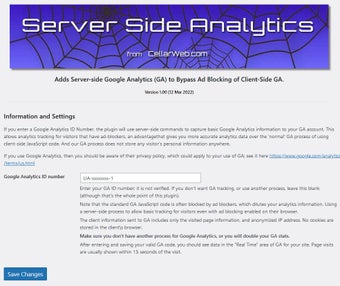 CellarWeb Server Side Analytics