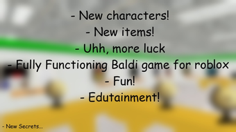 Baldis Better Basics in Edutainment and Survival