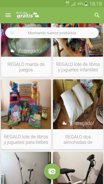 Telodoygratis - app to recycle and to give things