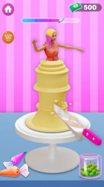 Icing on Doll Cake maker Game