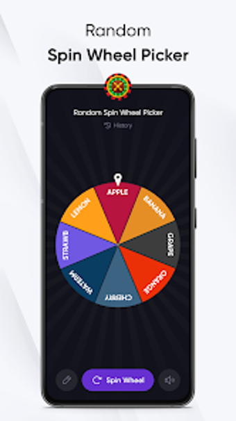 Random Spin Wheel Picker Game