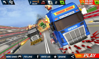 Semi Truck Crash Race 2021: Ne