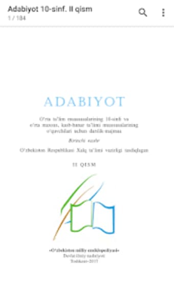 Adabiyot 10-sinf II qism