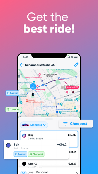 Bliq  Compare  Save on Rides