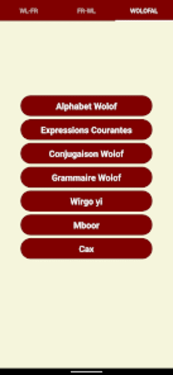Dictionnaire Wolof-Français