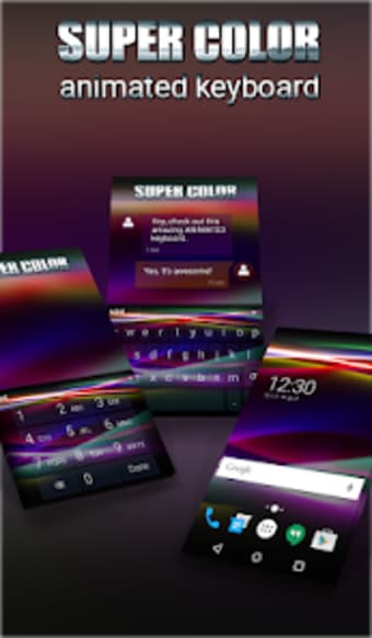 Super Color Animated Keyboard