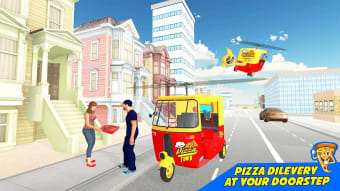 Flying Tuk Tuk Auto Rickshaw