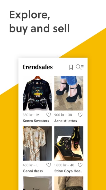 Trendsales: Secondhand marketplace for fashion