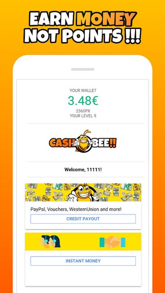 Cashbee: Earn money play Games