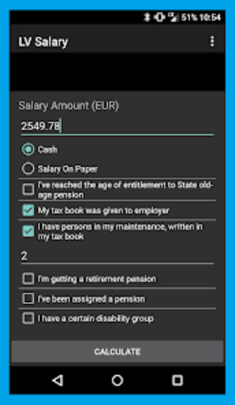 LV Salary tax calculator