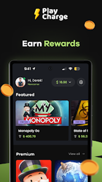 PlayCharge: play  earn money