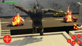 Godzilla  Kong city destruction: Godzilla games