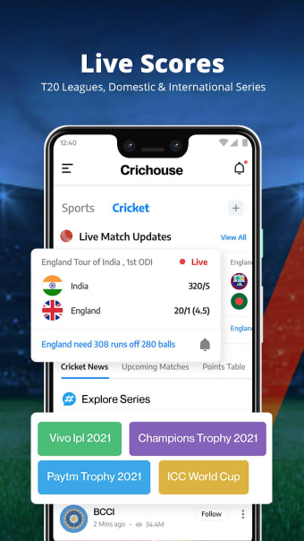 CricHouse - Live Cricket IPL