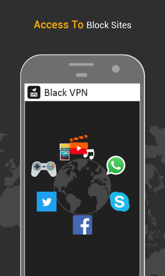 Black VPN Fast Hotspot Shield Free Unlimited Proxy