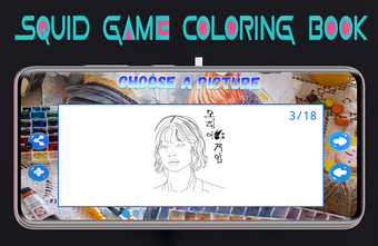 Squid Game Fans Coloring Book