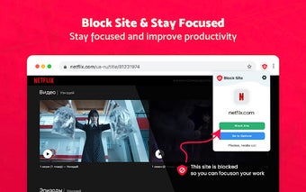 Block Site: Site Blocker & Focus Mode