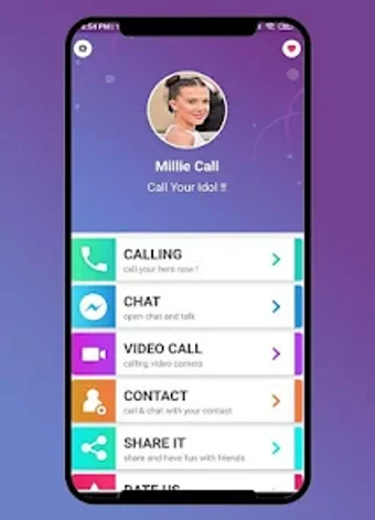 Millie Bobby Brown Call  Chat