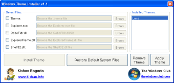Windows Theme Installer