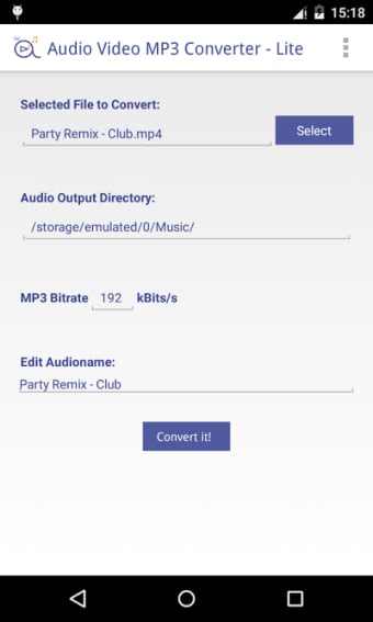 Audio Video MP3 Converter