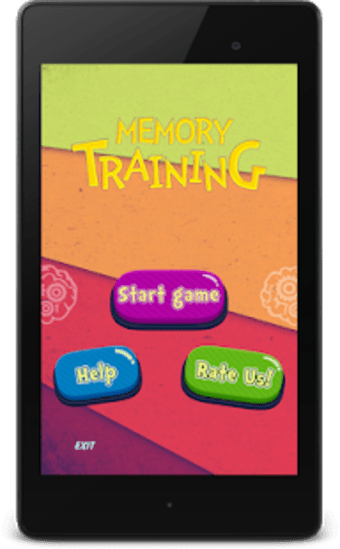 Memory training games