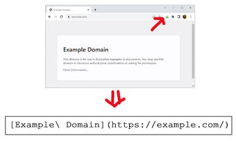 Copy title and URL (Markdown)