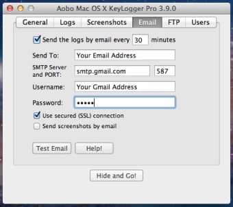 Aobo Keylogger for Mac Standard