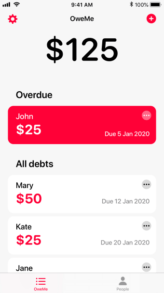 OweMe - Debt Tracker