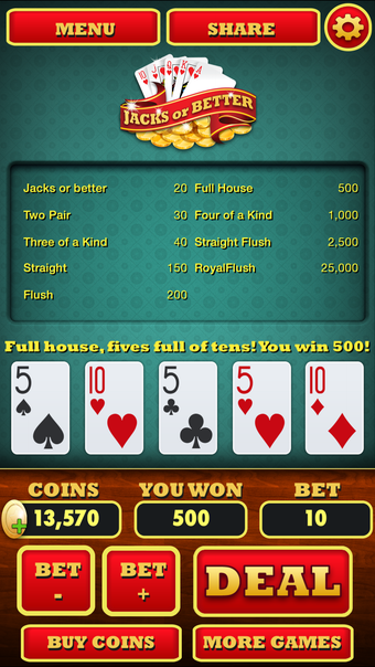 Video Poker  Jacks or Better