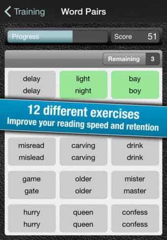 Reading Trainer for iPhone