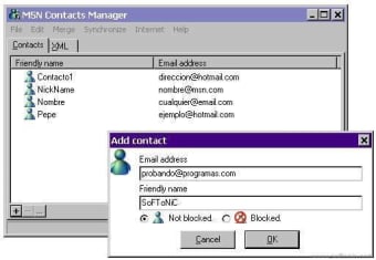 MSN Contacts Manager