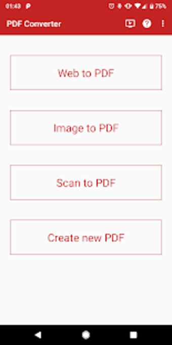 PDF Converter Text Image Web to PDF