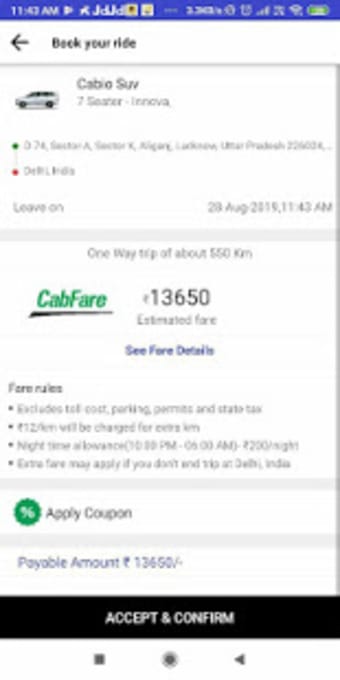 Cabio Cabs Outstation Cab One Way Cab Local Cab