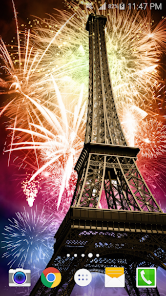 France Fireworks LiveWallpaper