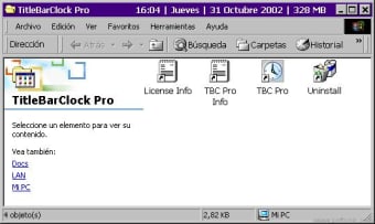 TitleBarClock Pro