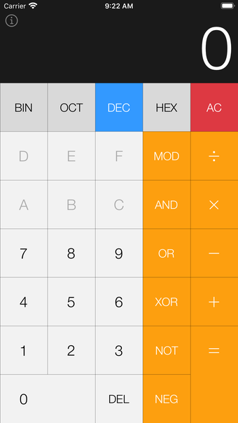 Simple Hex Calc