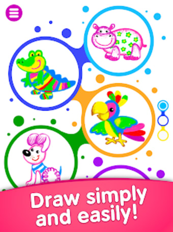 Toddler coloring apps for kids Drawing games