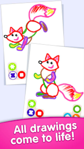 Toddler coloring apps for kids Drawing games