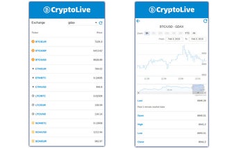 CryptoLive - Cryptocurrency Price Tracker