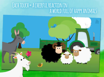 Farm animals game for babies