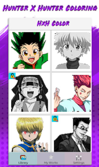 Hunter x Hunter Color By Numbe