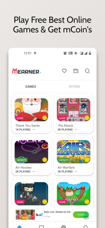mEarner - Play  Get Rewards