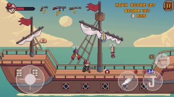 Ship Guard: pixel shooter game