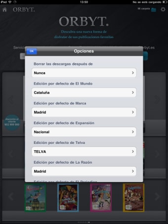 Orbyt for iPad