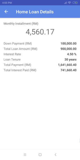 Home Loan Calculator (Malaysia)