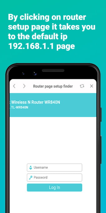 Router Setup Page Finder