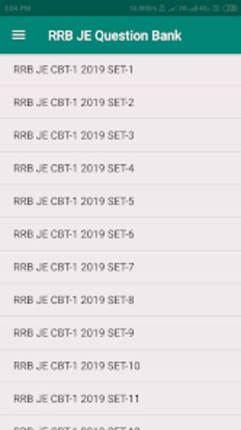 RRB JE 2019 CBT-1 Question Ban