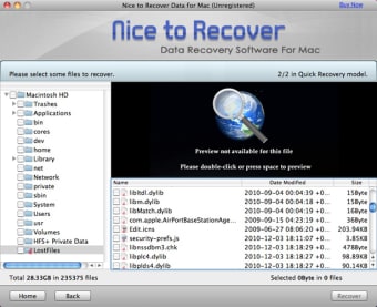 Nice to Recover Data