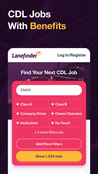 Lanefinder: CDL Trucking Jobs