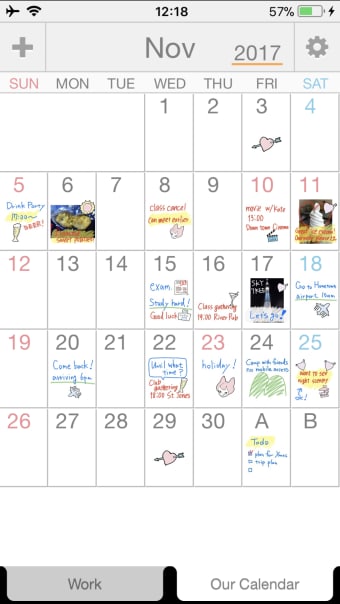 Palu - Handwriting Calendar -